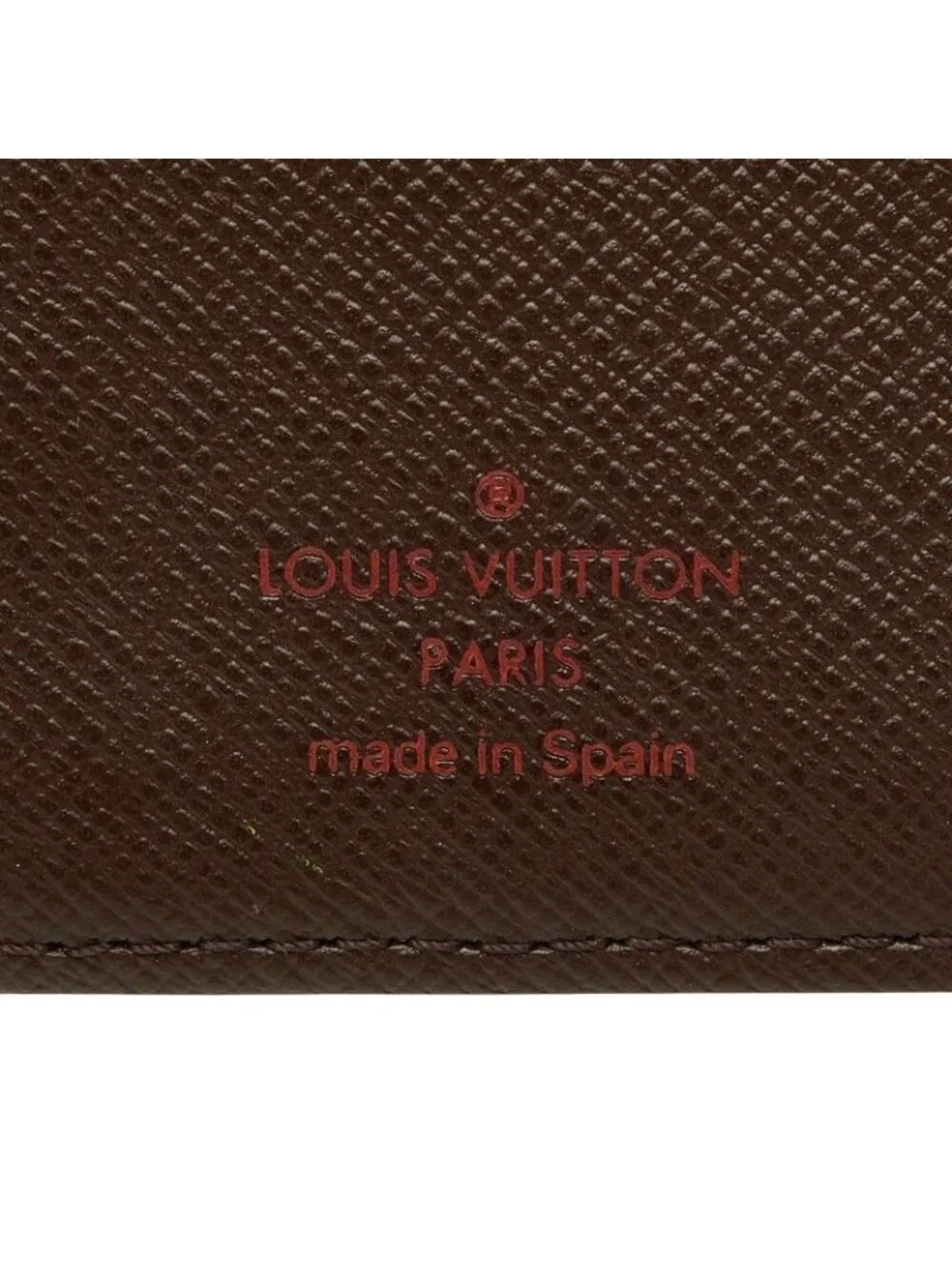 Louis Vuitton Damier Agenda PM Notebook Cover Brown Leather